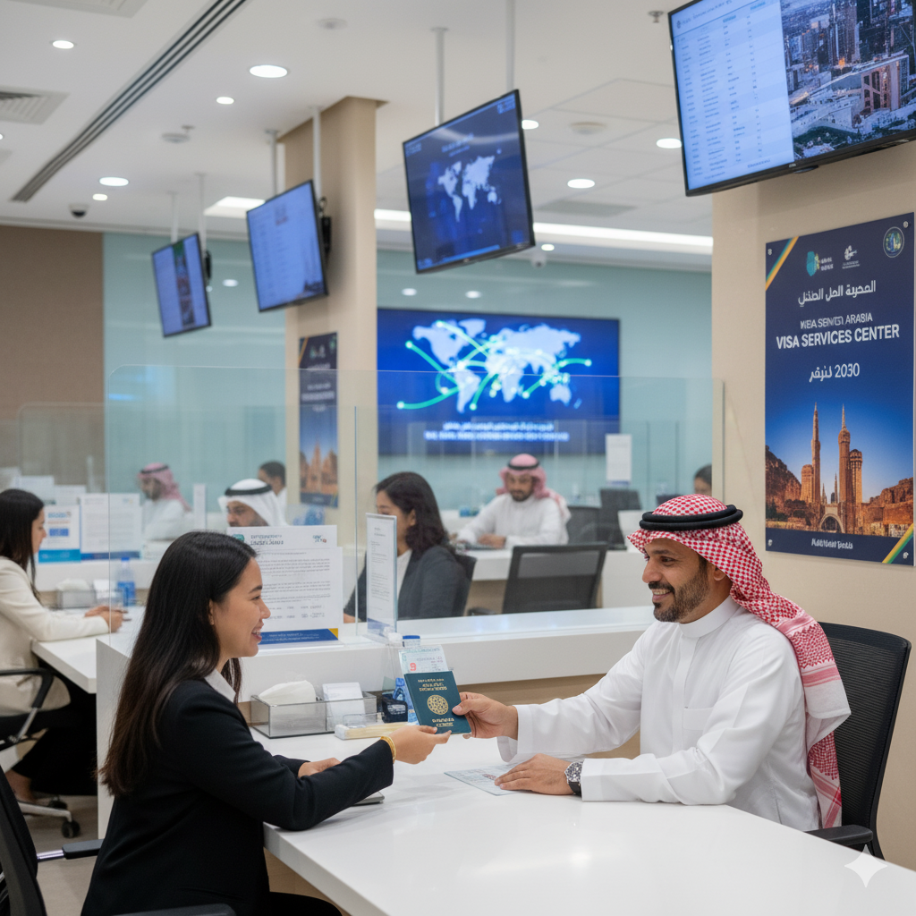 استخراج تأشيرات من مساند